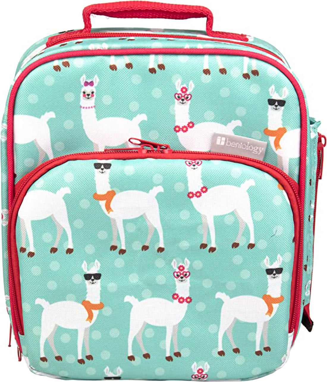 (2 pack) Insulated Lunch Box Tote with Snack Pocket and Water Bottle Holder P82879