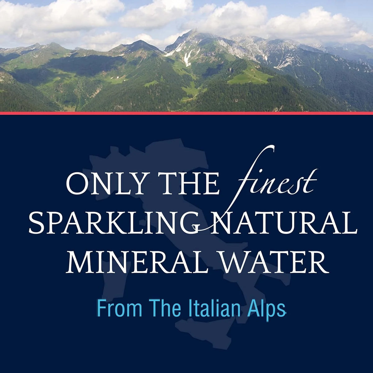 Sparkling Natural Mineral Water, 8.45 fl oz. Glass Bottle, 24 Count U599025