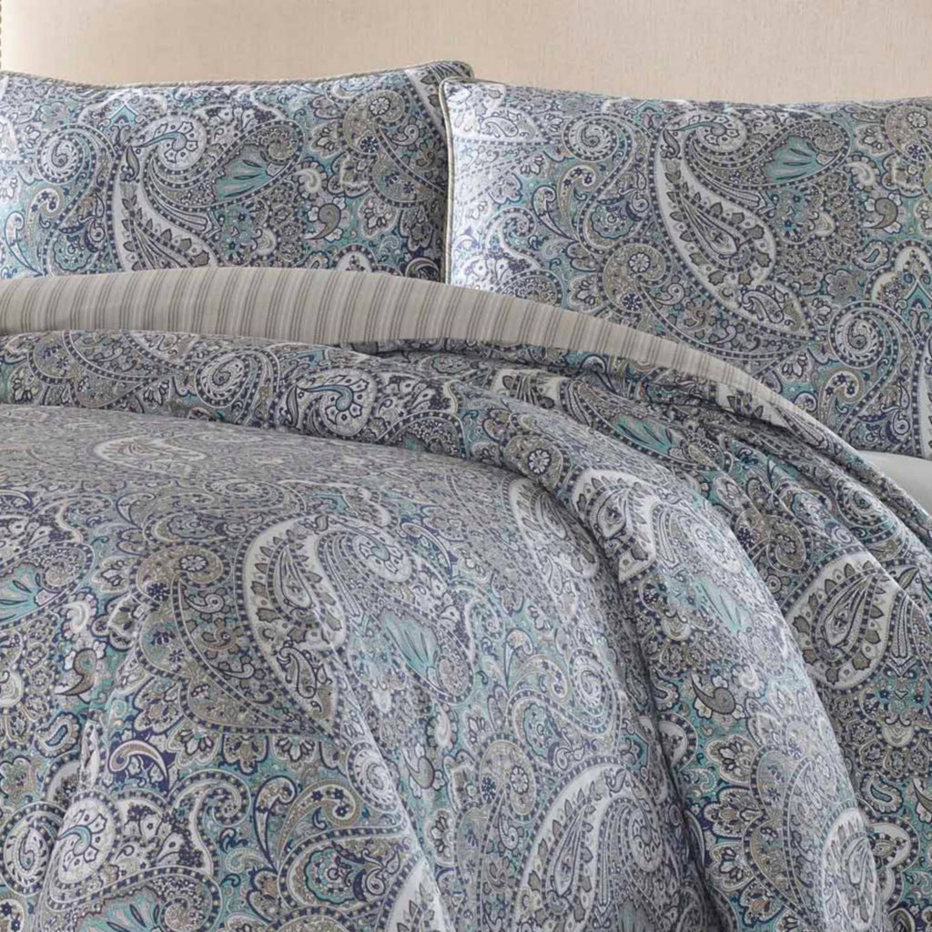 Blue Full/Queen Duvet Cover Set W14050