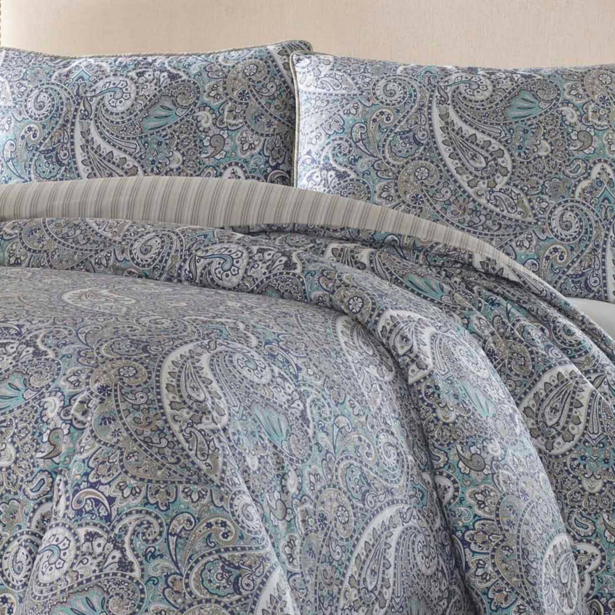 Blue Full/Queen Duvet Cover Set W14050