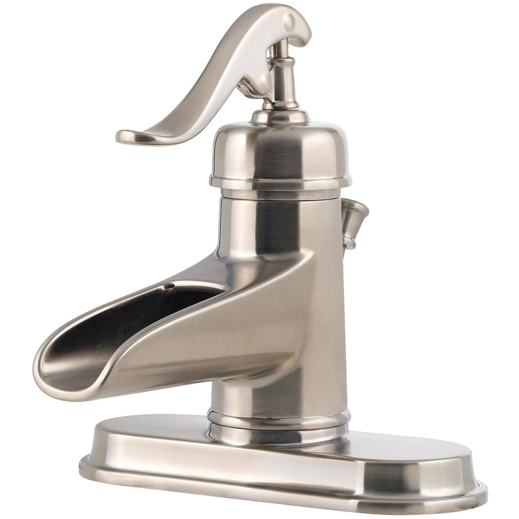 Polished Chrome Single-Handle Bathroom Faucet R517