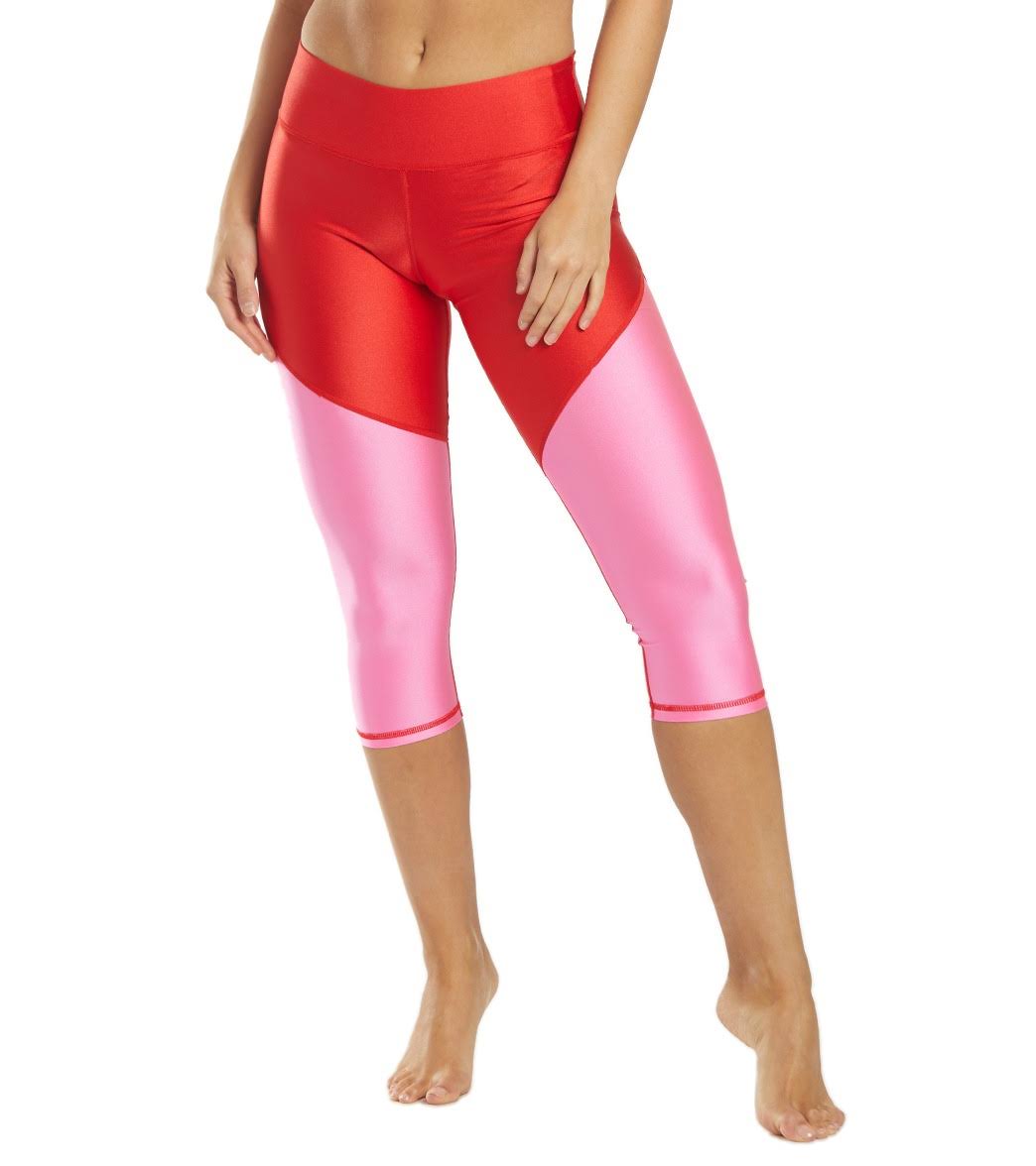Racing Red/Fuschia Fever High Shine Capri D25500