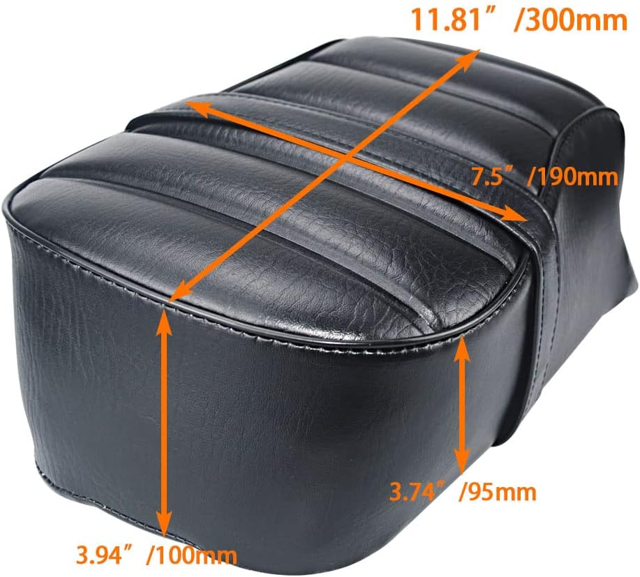 Black Passenger Pillion Seat Pack of 2 Q259368
