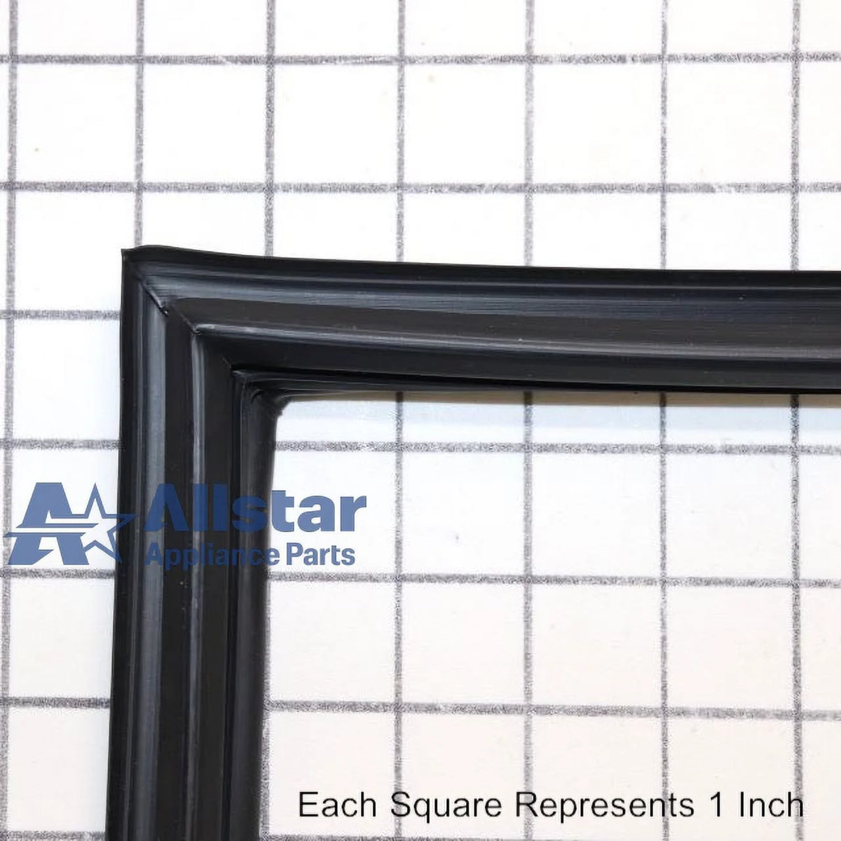 Black Refrigerator Freezer Door Gasket J1435