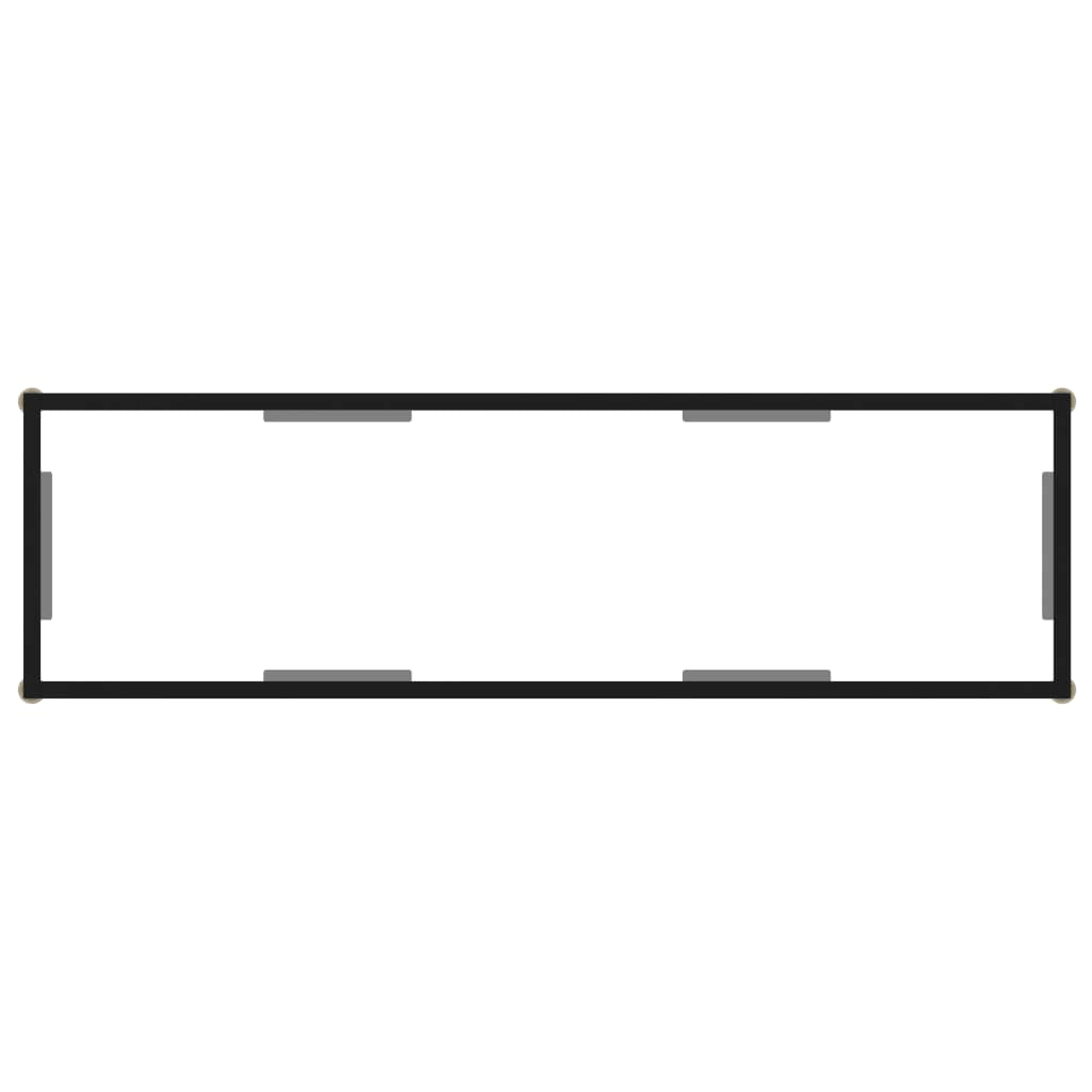 Transparent Tempered Glass Console Table X436