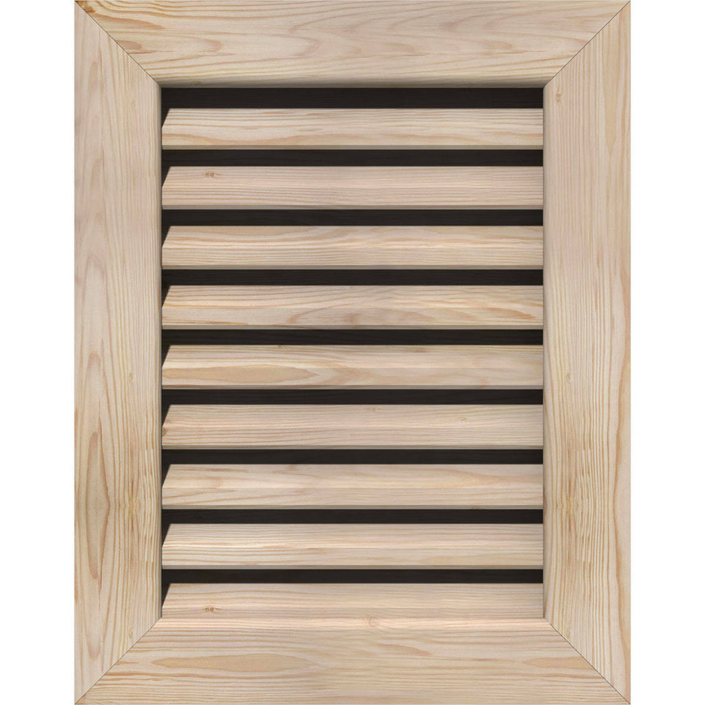 12-in W x 12-in H Vertical Gable Vent Unfinished Smooth Pine K355830