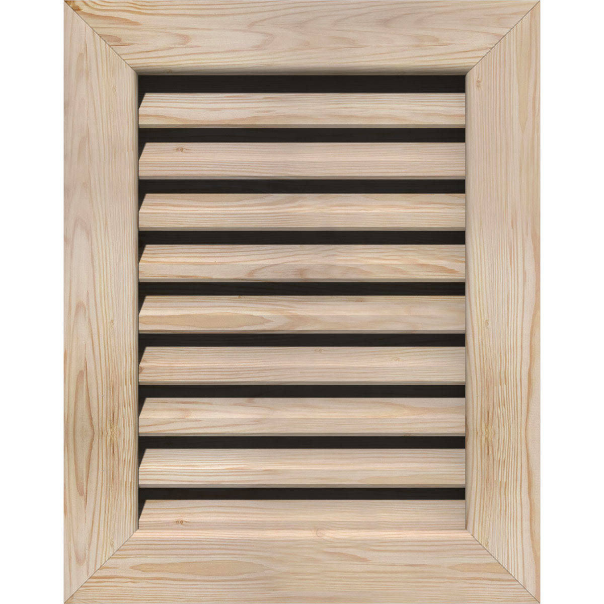 12-in W x 12-in H Vertical Gable Vent Unfinished Smooth Pine K355830