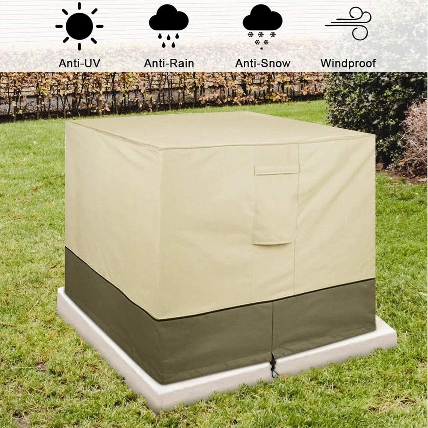 34x34x30 in Square AC Covers Pack of 2 N320