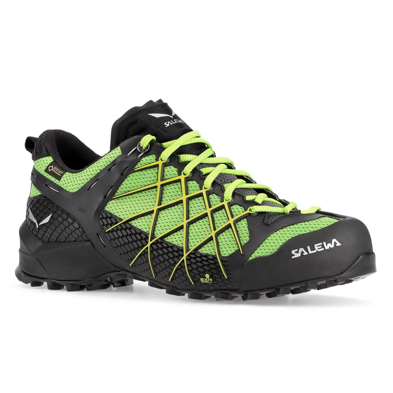 Men's Wildfire GTX Hiking Shoes - Black Out/Fluo Yellow - 8.5 Q619193