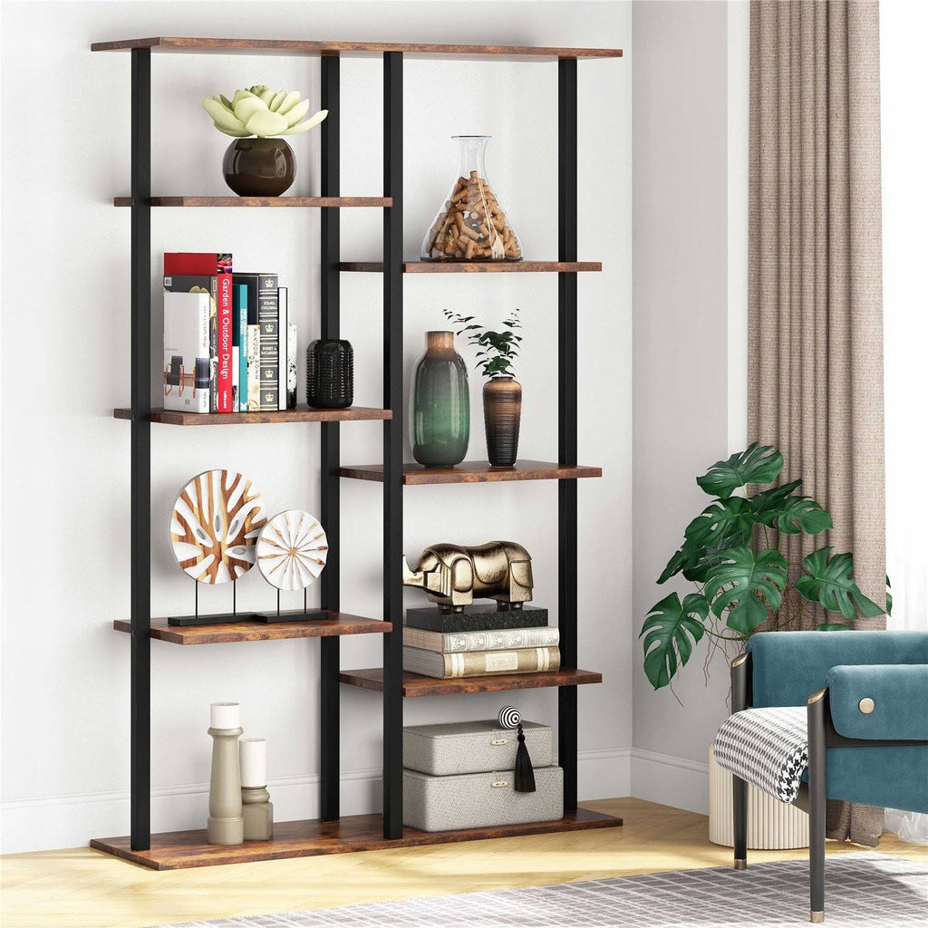 White 5-Tier Ladder Bookcase Z3573