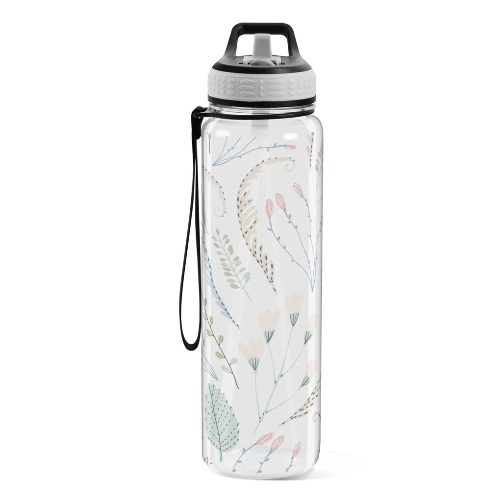 Clear 32oz Tritan Water Bottle with Straw Q1113