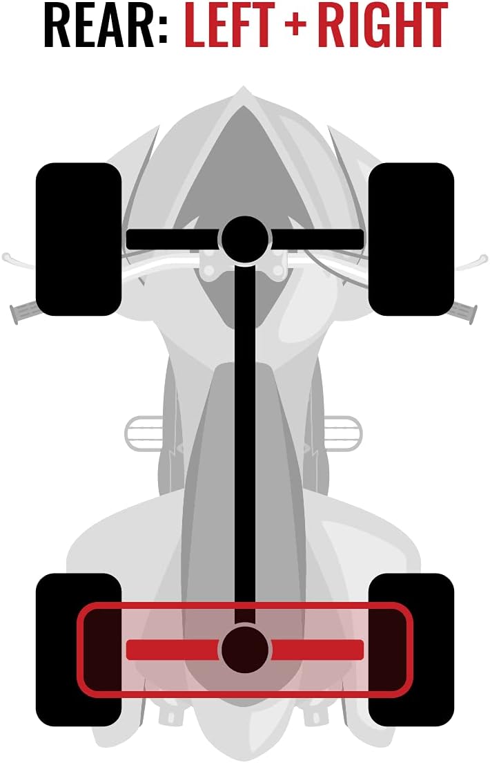 Rear Left Right Axles XT Pair W770
