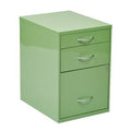 Green 3 Drawer Vertical Filing Cabinet Z575179