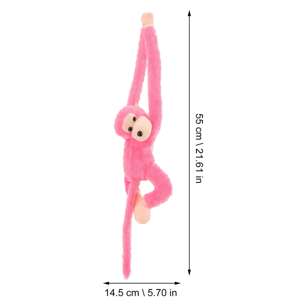 2Pcs Hanging Plush Monkey Doll Stuffed Animal Toy X3863