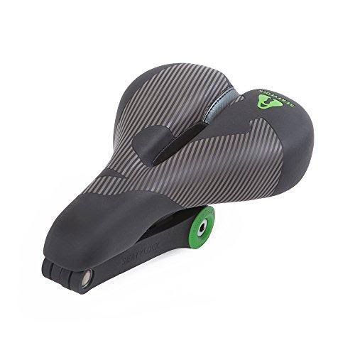 White Bicycle Saddle Lock B519