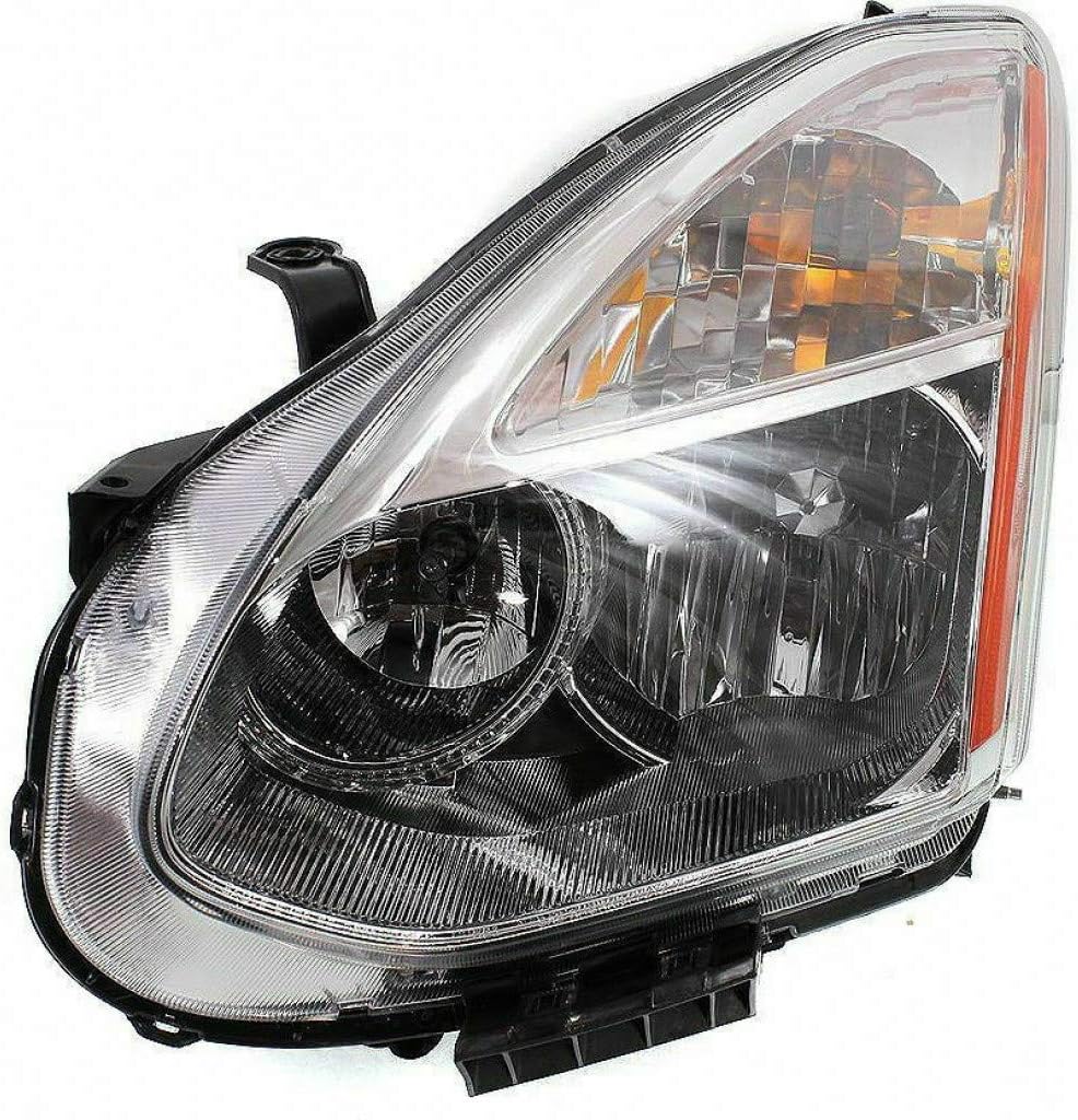 Headlight Assembly for Nissan Rogue 2008 Driver Side Halogen U298726