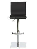 White Swivel Adjustable Height Bar Stool M257