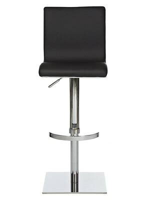 White Swivel Adjustable Height Bar Stool M257