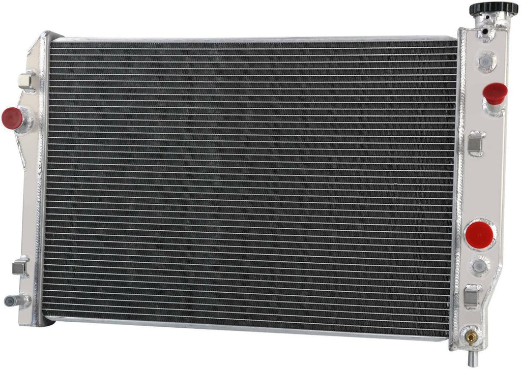 3 Row Aluminum Radiator with Electric Fan Shroud Thermostat Kit K118058