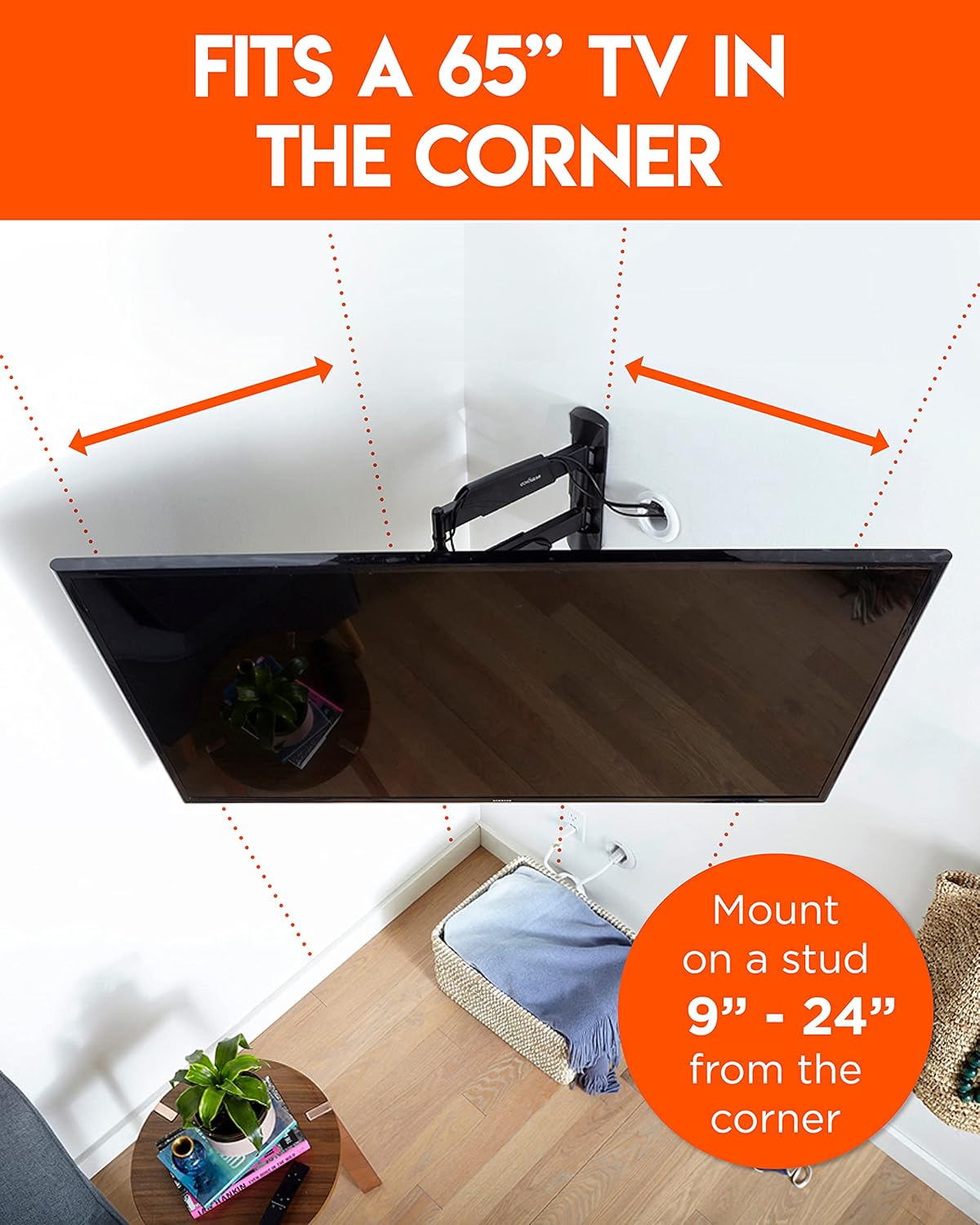 Corner TV Wall Mount O624345