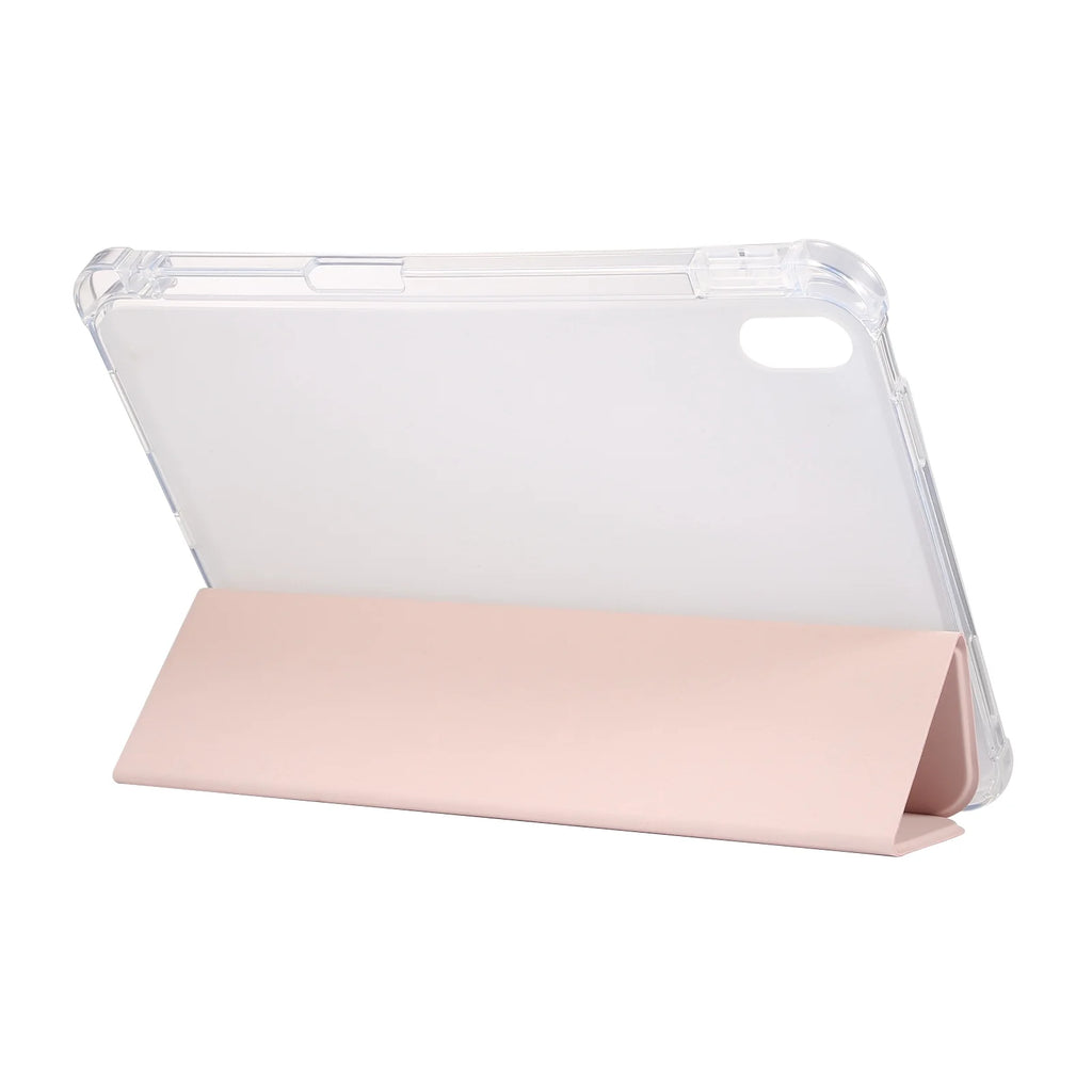 Pink Magnetic Shockproof Trifold Stand Case for iPad 10th Generation 10.9-inch C1110