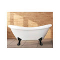 Freestanding Soaking Fiberglass Bathtub J88637