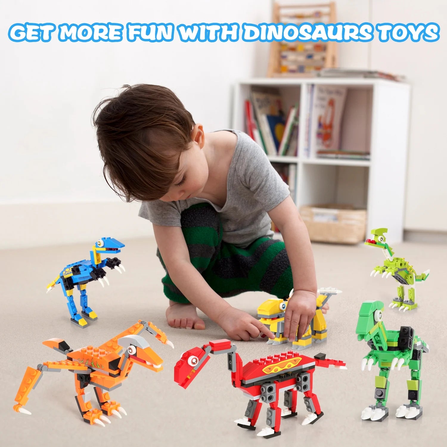 Dinosaurs Building Blocks Construction Toy (539 Pieces) Z3786