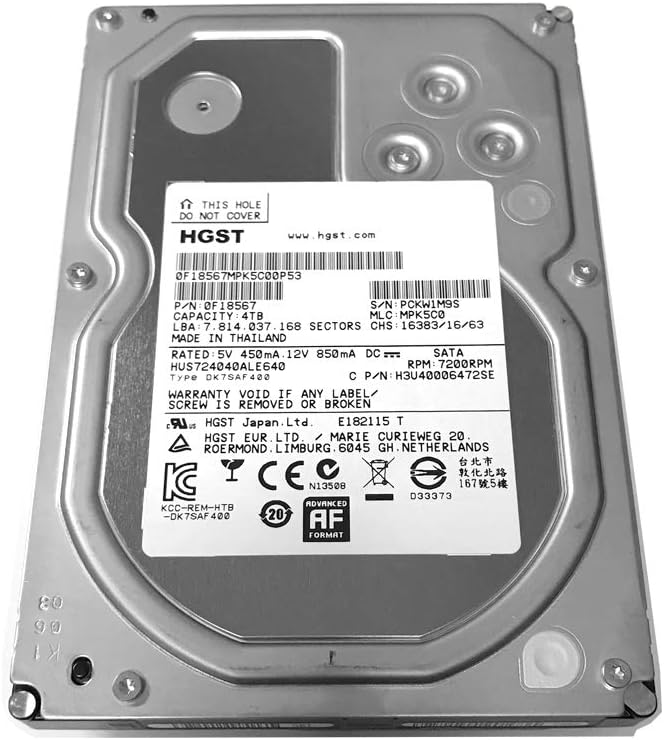 4TB 7200RPM SATA 6.0Gb/s 3.5 inches Internal Enterprise Hard Drive (Renewed) Pack of 2 N306