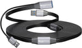Black 50 Feet Active USB 3.0 Male to Female Extension Cable with 2 Boosters C979519