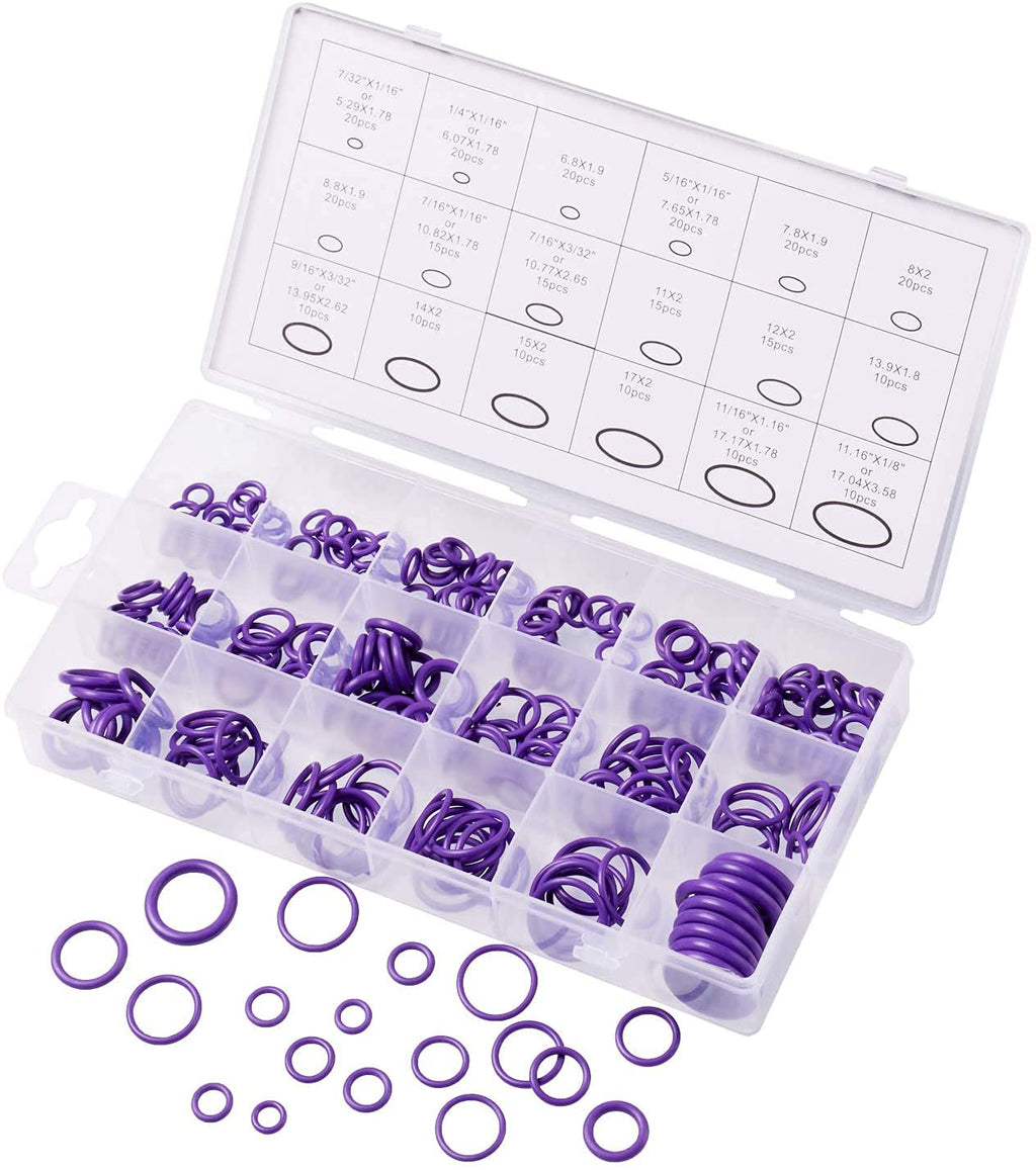 270 Pieces 18 Sizes O Ring Assortment Set Kit B712