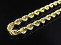 10K Yellow Gold Hollow Rope Chain 4.5MM P3342