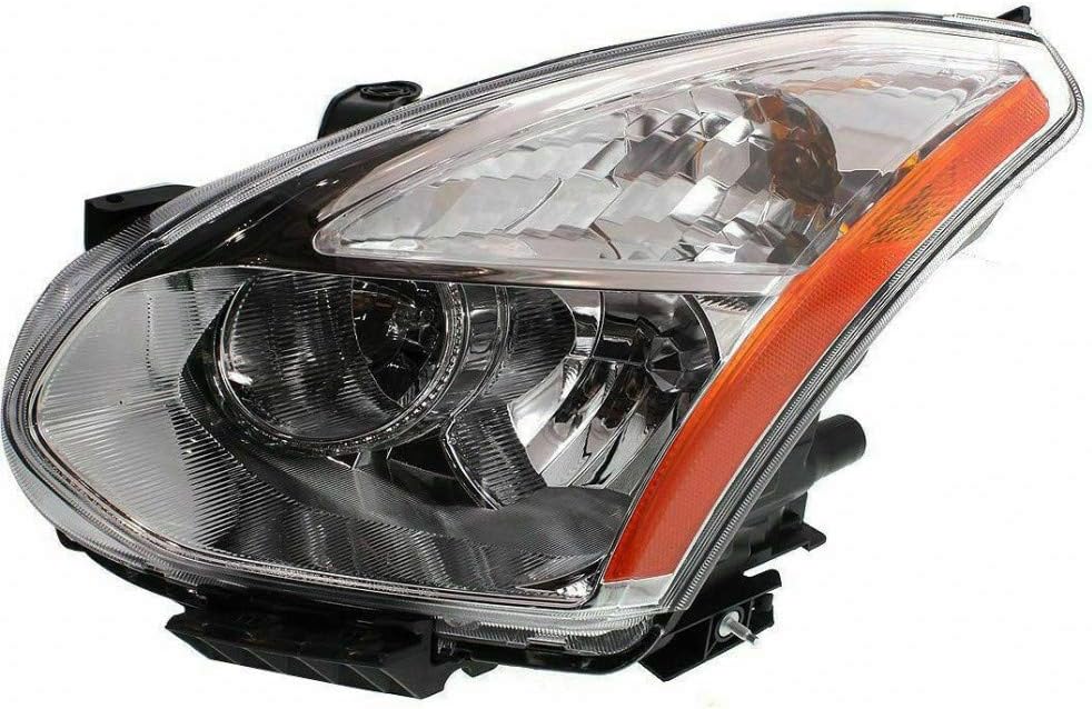 Headlight Assembly for Nissan Rogue 2008 Driver Side Halogen U298726