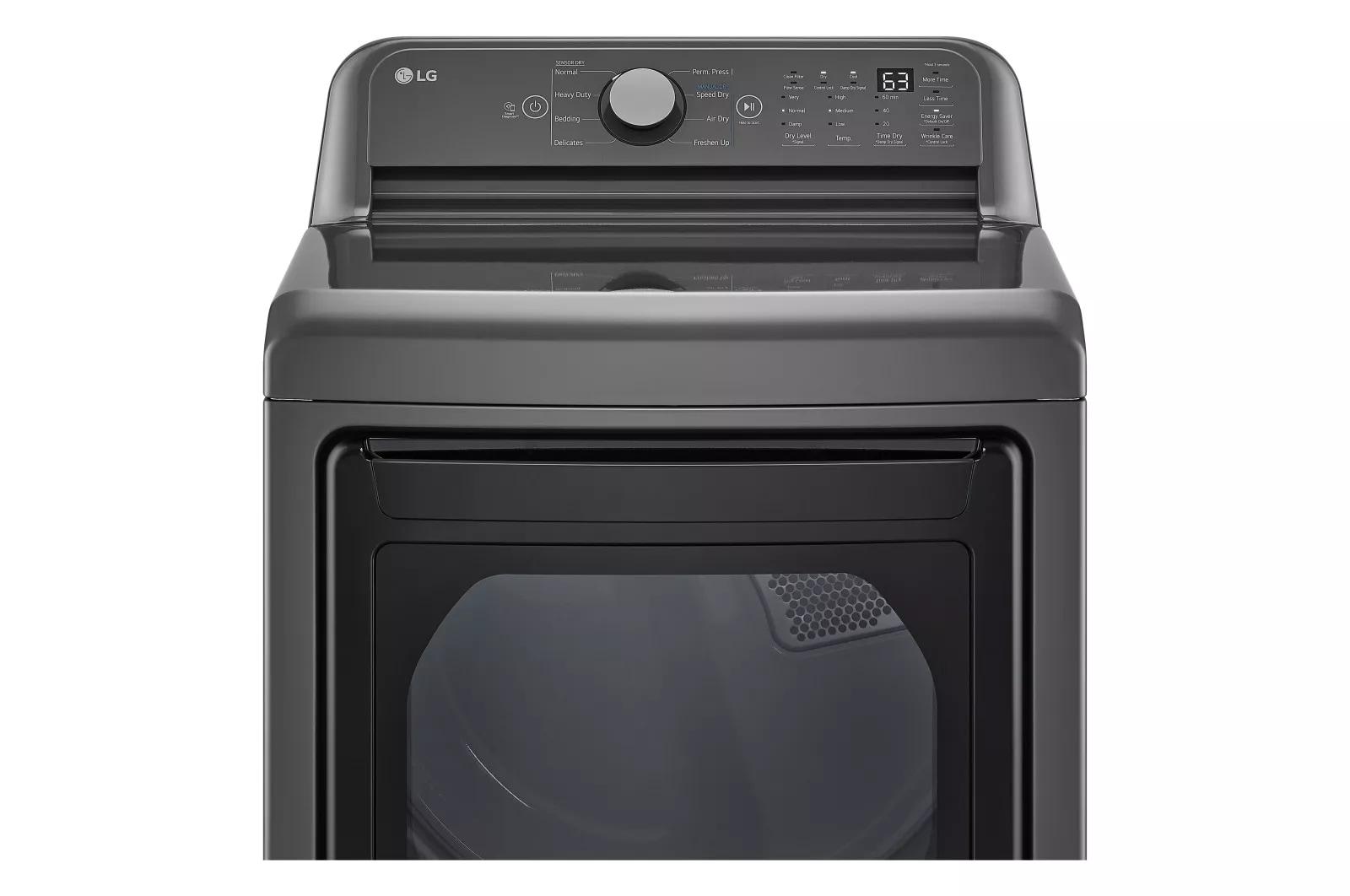 Black Front Load Electric Dryer K4495