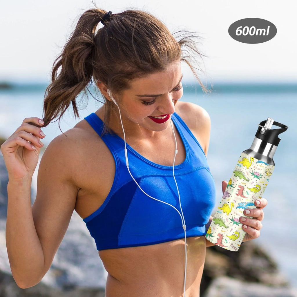 Stainless Steel Insulated Water Bottle with Straw Lid G5623