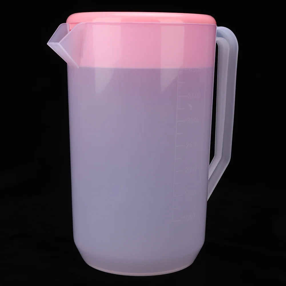 Pink 4000ml Plastic Cold Kettle Water Bottle K1907