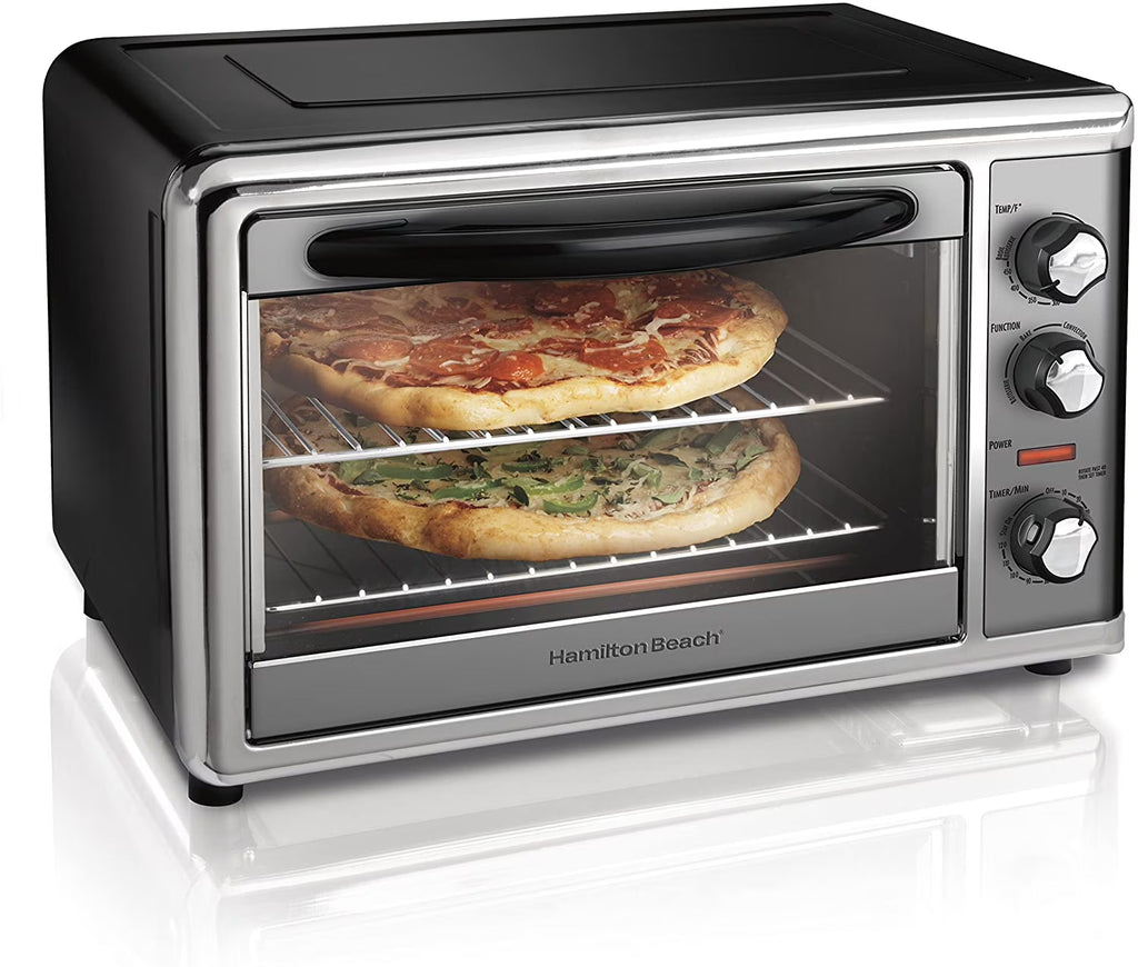 Convection Countertop Toaster Oven with Rotisserie, Extra-Large, Black and Stainless S79247