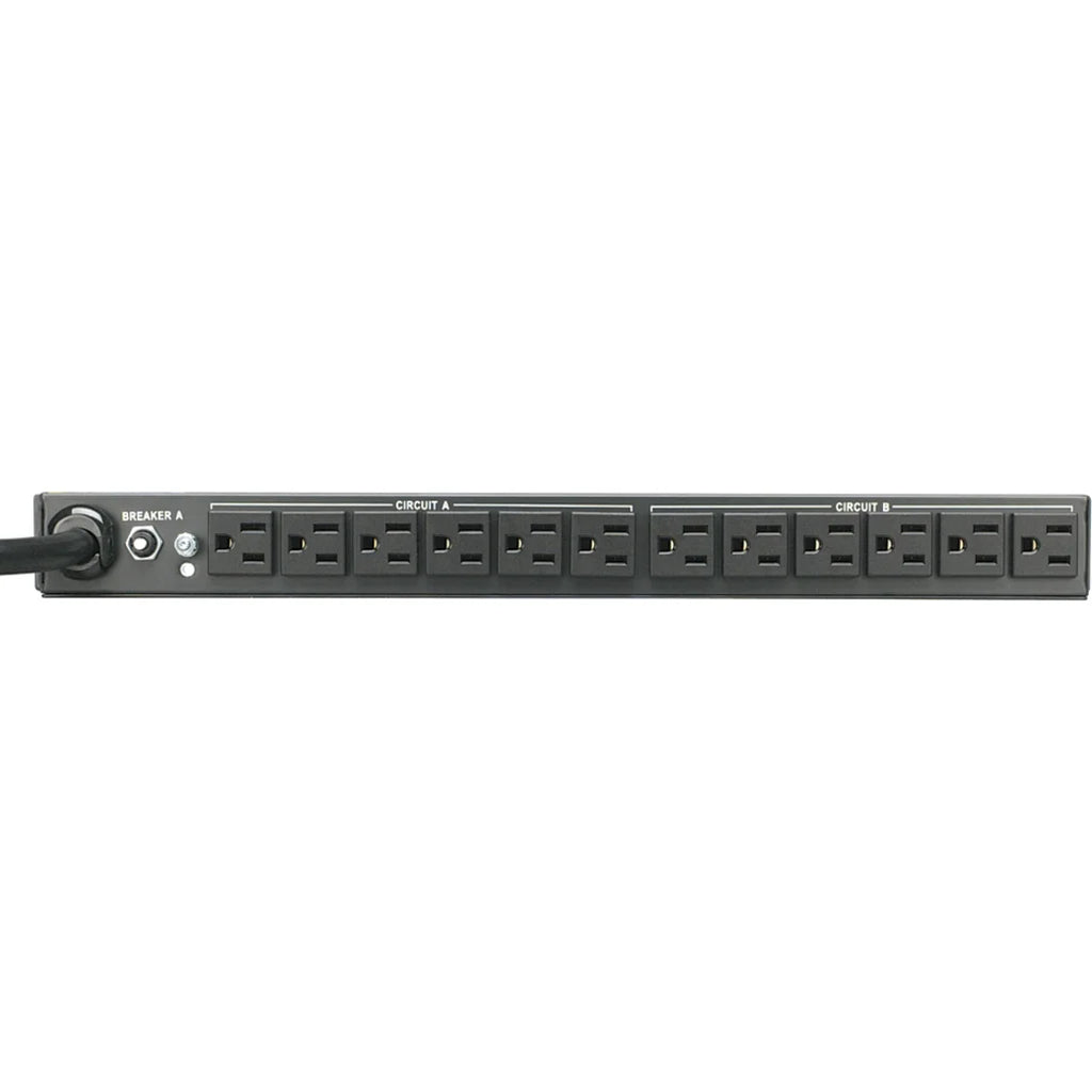 PDU 2.9kW Single-Phase 120V Basic 24 NEMA 5-15R Outlets NEMA L5-30P Input 15 ft. Cord 1U Rack-Mount C55349