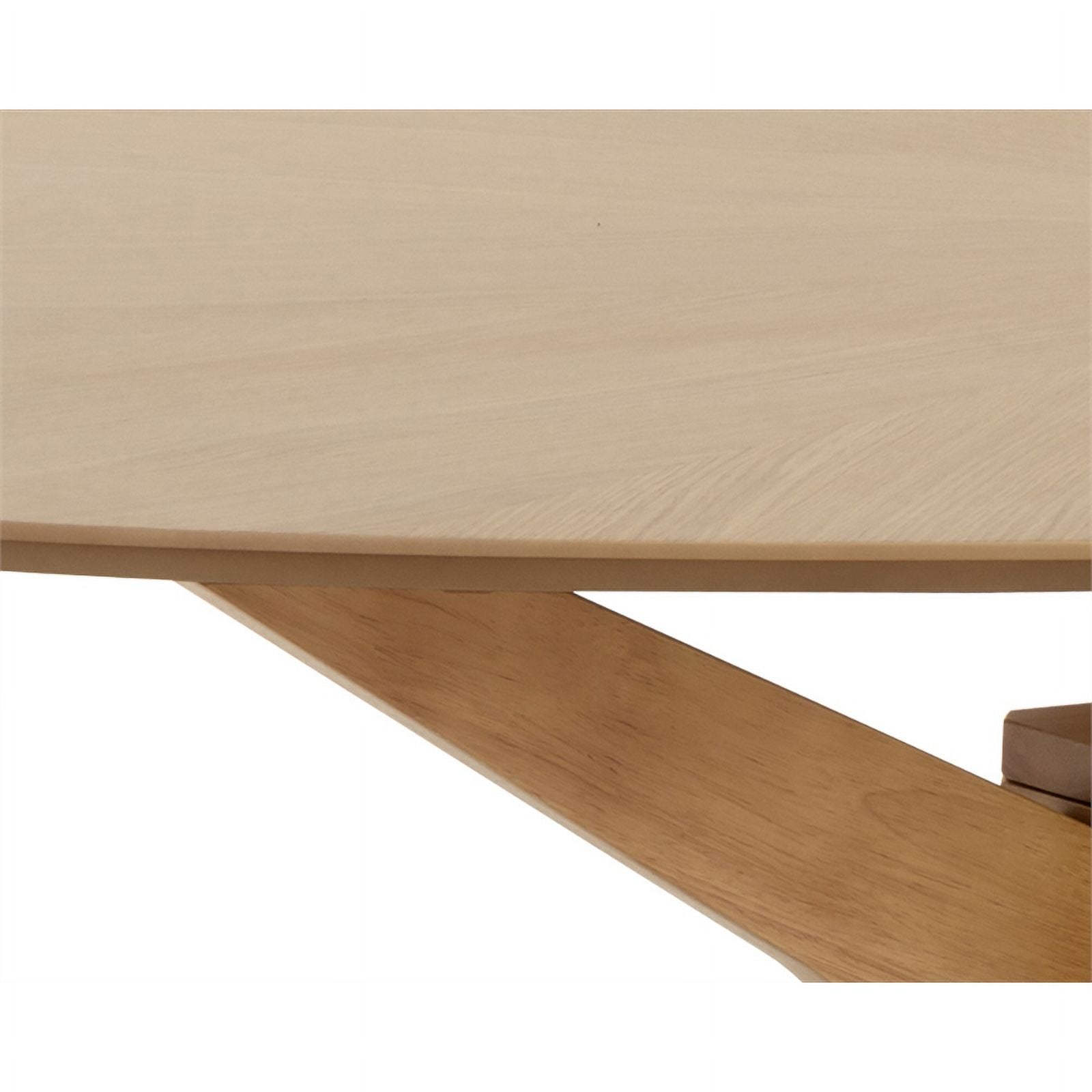 Mid-Century Rubberwood Dining Table U836