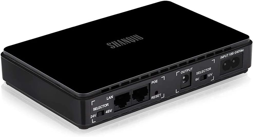 Mini UPS Battery Backup Uninterruptible Power Supply with 10000mAh Batterypack N247187