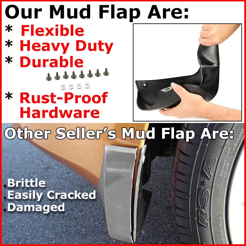 Mud Flaps Splash Guards for Volvo V60 T405555