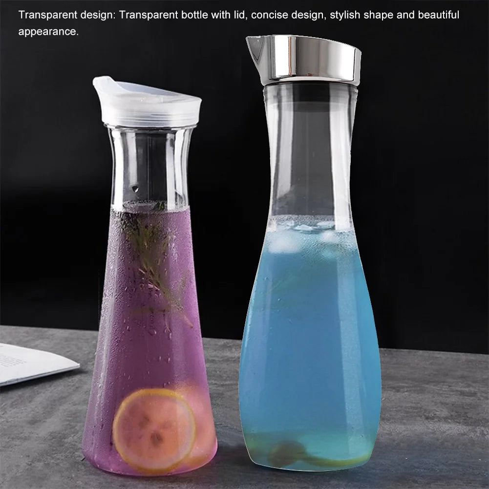 1.2L Acrylic Transparent Juice Bottle with Lid B988360
