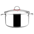 Stainless Steel 6-Quarts Stockpot with Glass Lid E65732