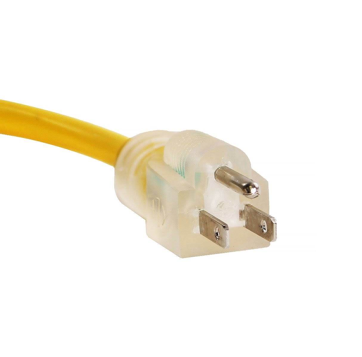Heavy-Duty Extension Cord, 200 ft, Yellow S647671