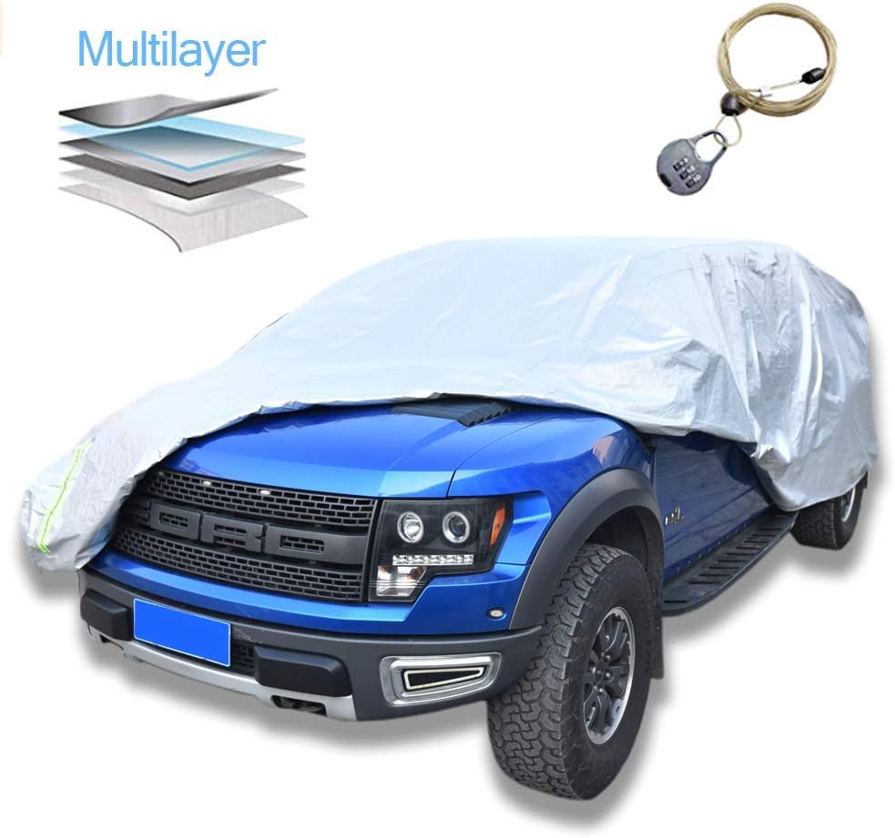 Pickup Truck Cover Waterproof All Weather with Cotton K4636