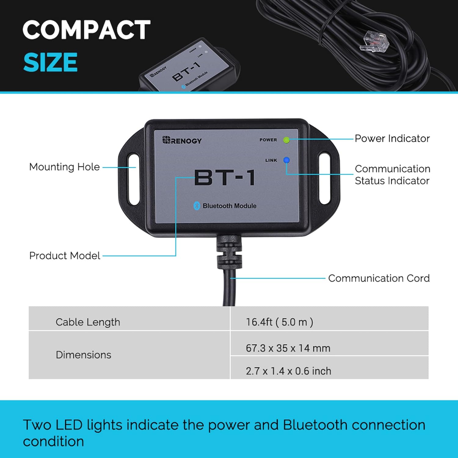 Bluetooth Module for Charge Controllers K903710