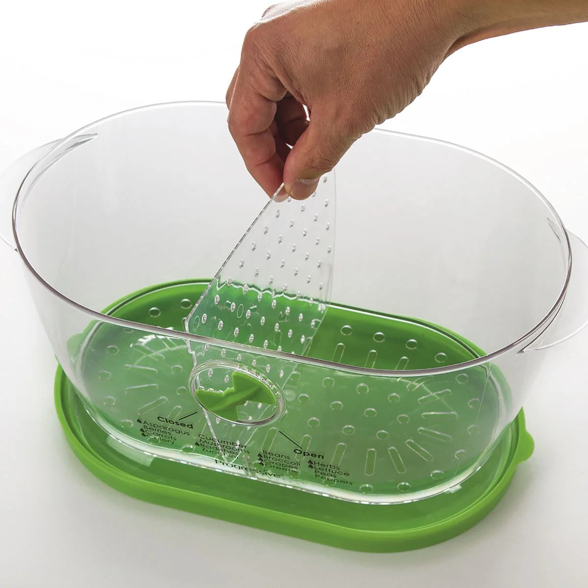 Lettuce Keeper Food Storage, 4.7 Qt, Green Lid H411