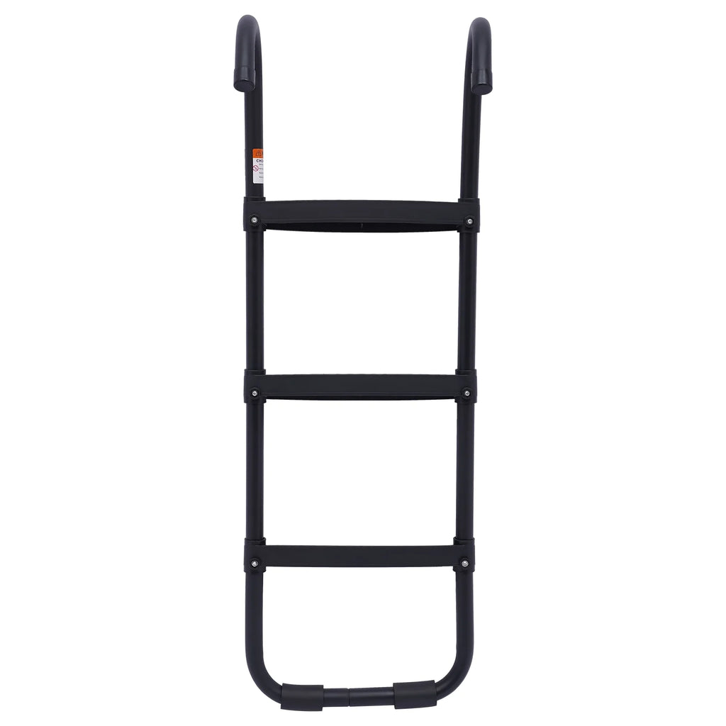 Trampoline Ladder with Wide Skid-Proof Steps Steel 165lbs Load X33040