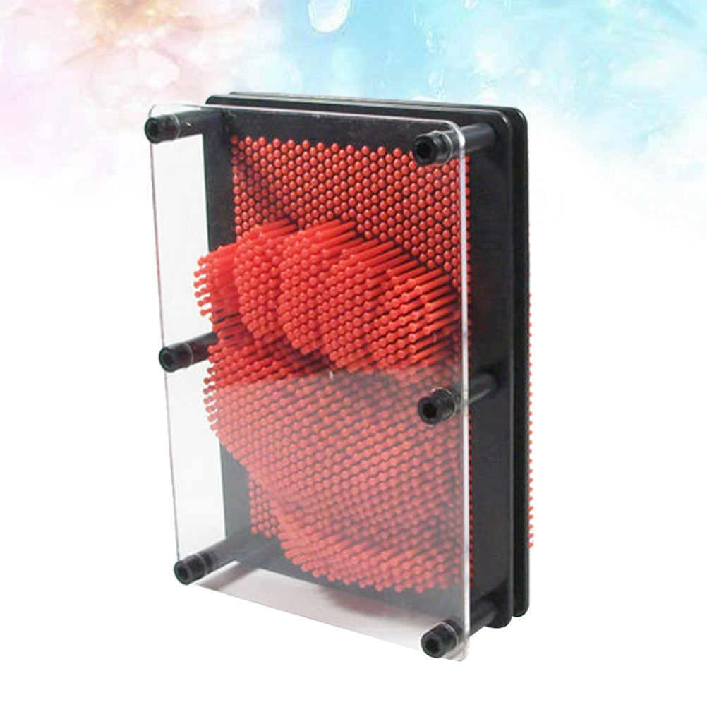 Large Size Red 3-Dimensional Pin Art Board Toy S140118