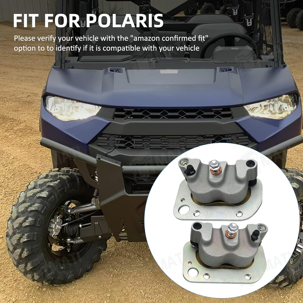 Front Left Right Brake Calipers for Polaris Ranger 500 570 700 EV LEV Sportsman ACE 325 570 900 GEM EM1400 LSV MVRS 700 800 C728354