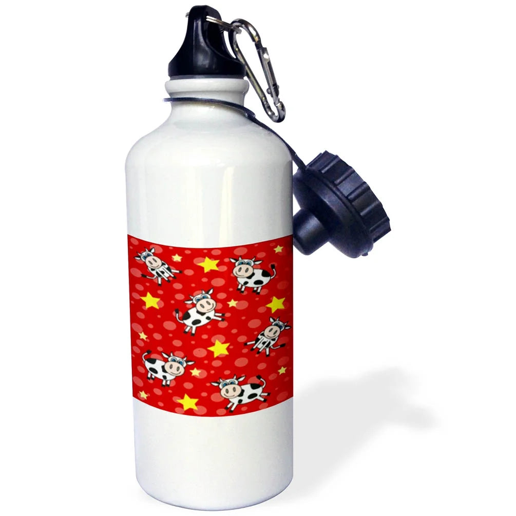 Red 21 oz Sports Water Bottle U2325